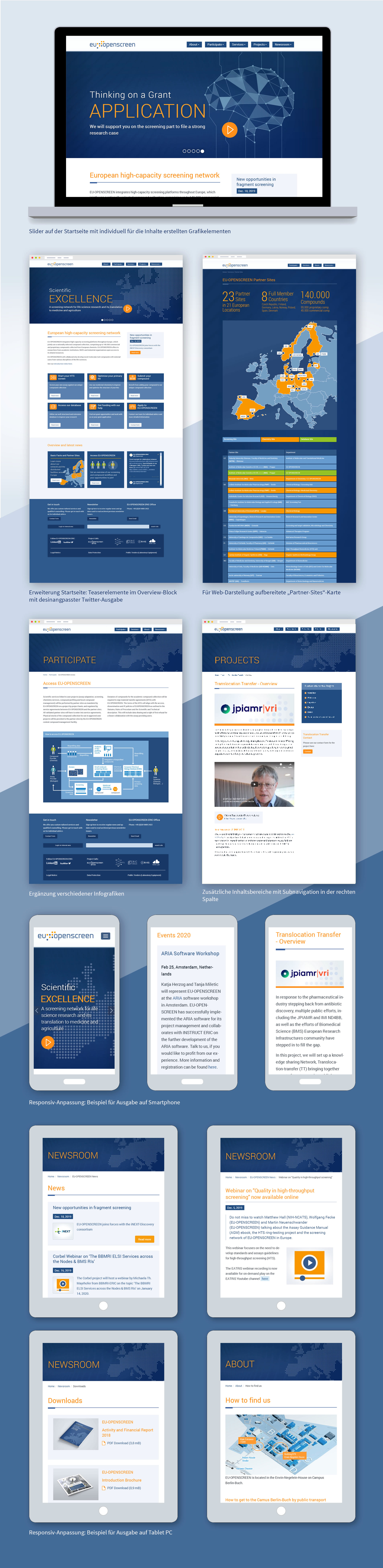 CPS 2019 Website - Landingpage Desktop-Ansicht